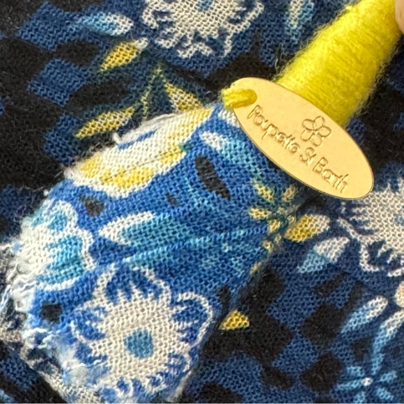 Poupette St. Barth Amora Floral Mini Dress Size S Tiered Tassels Coastal Boho - Picture 11 of 11